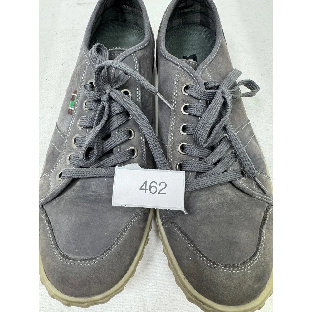 Muk Lugs Sneakers Mens Size 10 Gray Leather Low Top Lace Up Casual - Picture 11 of 11